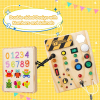 Thumbnail for Toystar Ecotoys BusyBee Montessori Board | Discover through play - Educational toys for babies - *Ontdek spelenderwijs - E...