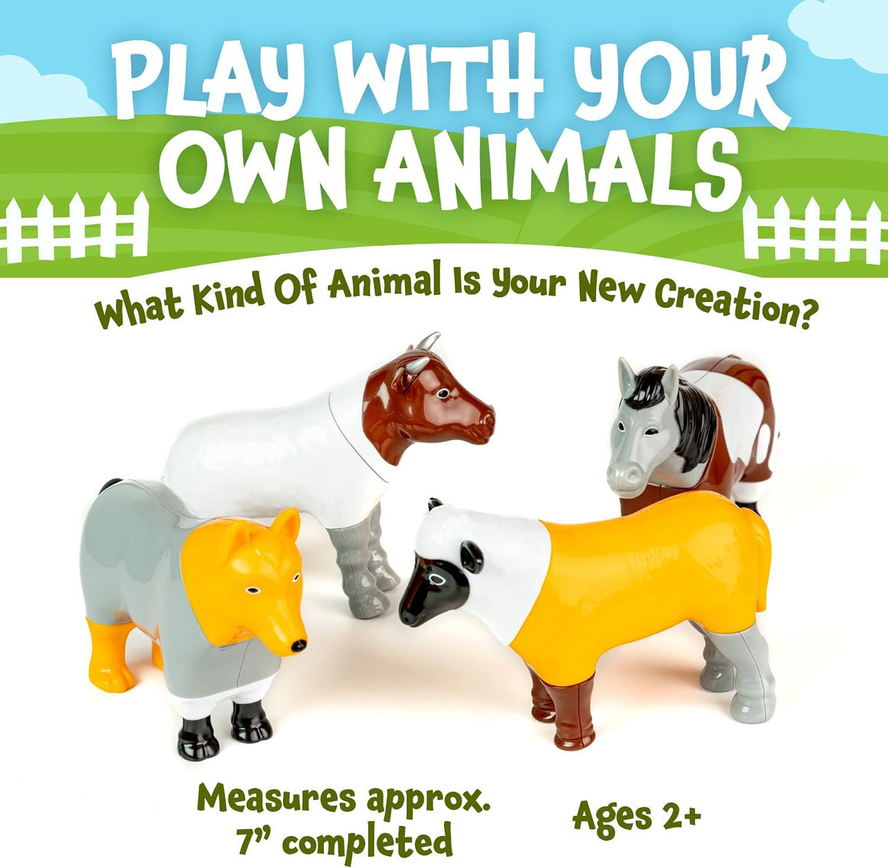 Toystar Magnetix Animal Mix™️ | Mix & Match - Educational Magnetic Animal Toys - Magnetix Animal Mix™️ | Mix & Match - Edu...