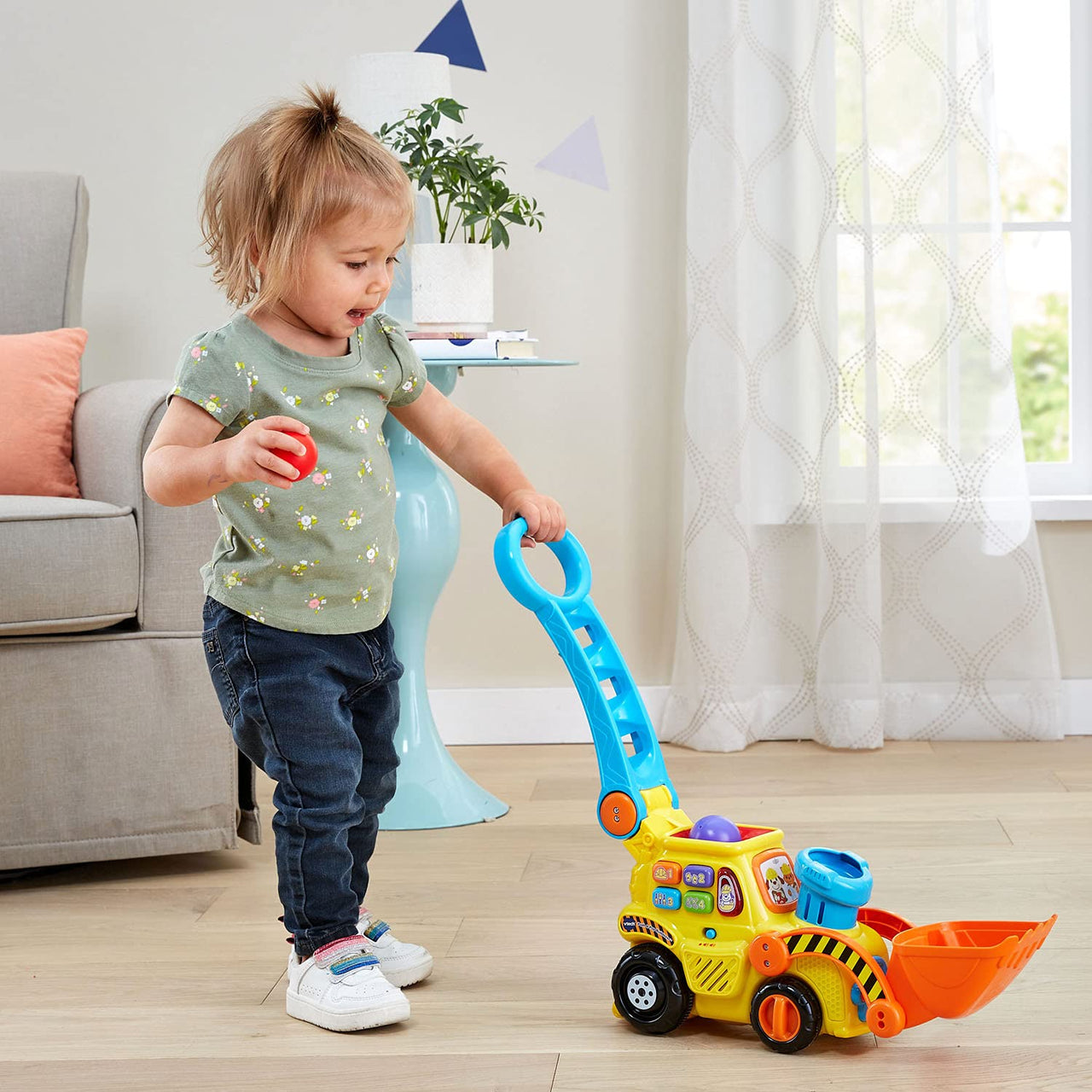 Toystar Pop & Drop | Construction fun - Interactive excavator with ball action - Bouwplezier - Interactieve graafmachine m...