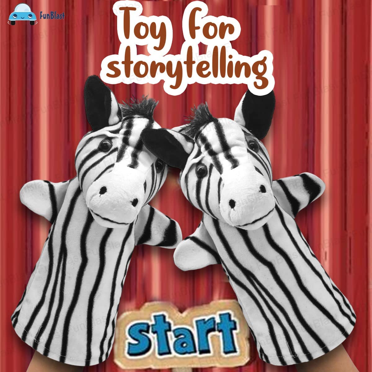 Toystar FurryTales | Bring stories to life - Plush hand puppet toy for kids - Breng verhalen tot leven - Pluche handpop sp...