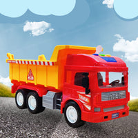 Thumbnail for KrachtTruck | Robuust speelplezier - Frictie-aangedreven kiepwagen met licht en geluid voor kinderen