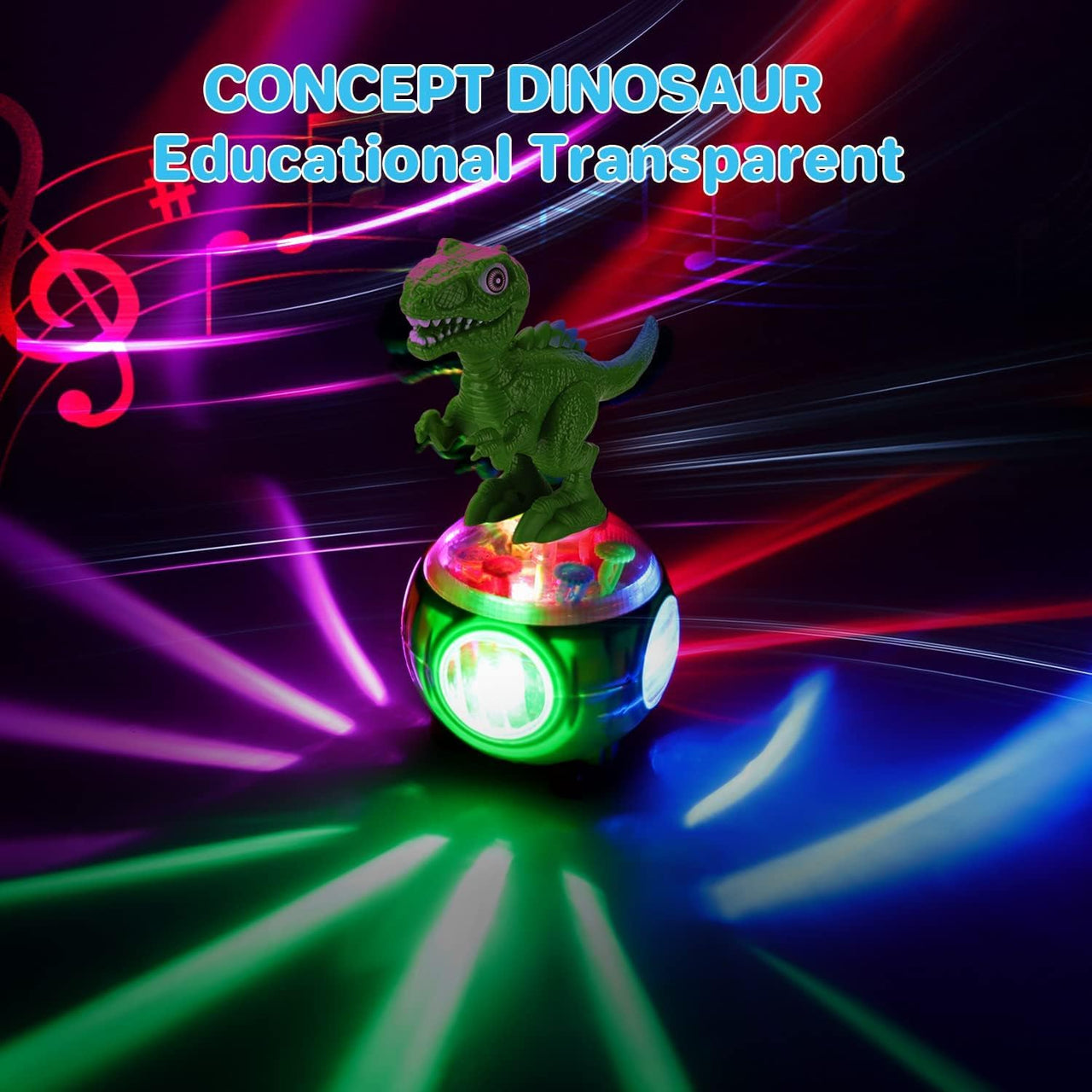 Toystar DinoBeats | Learning and discovering through play - Interactive musical dinosaur with moving gears - Spelenderwijs...