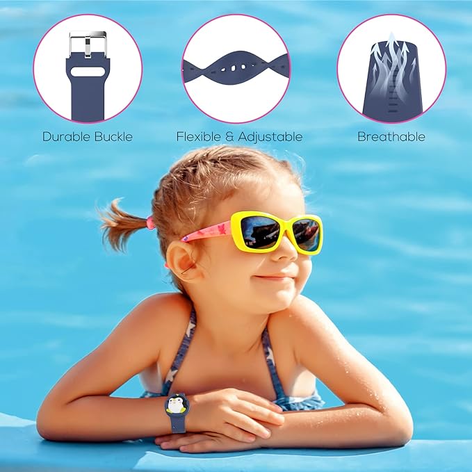 Toystar AquaTrack Airtag Arbmbad | Safe Children's Bracelet with Airtag - Cute & Waterproof - Kinderarmband met airtag (4)