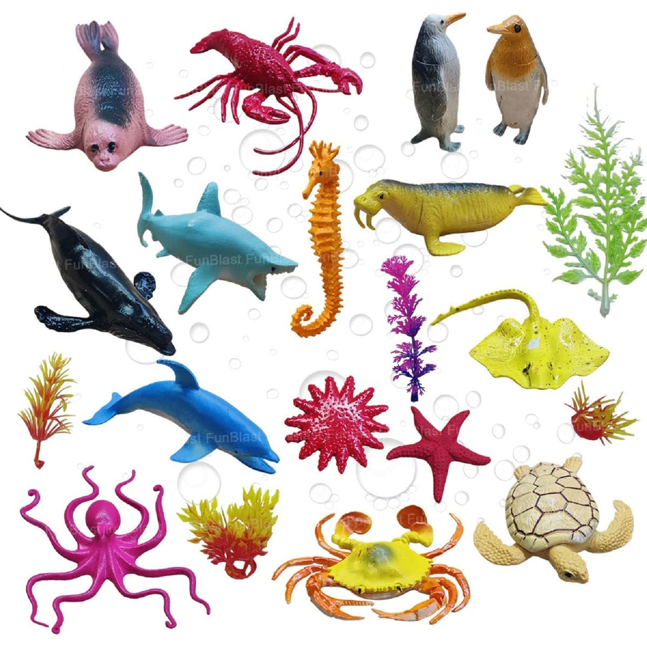 Toystar AquaWorld | Dive into an underwater adventure - Realistic sea animal playset for kids with fish - Duik in een onde...