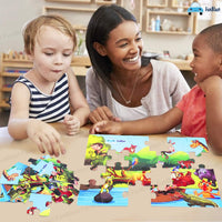 Thumbnail for Toystar PuzzleSafari | Adventure learning fun - Animal kingdom panorama puzzle for kids - Avontuurlijk leerplezier - Diere...