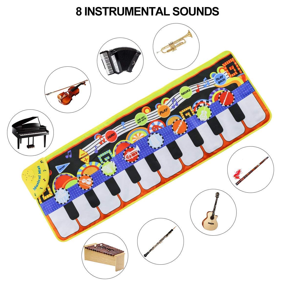 Toystar MelodiStep | Discover through play - Musical play mat for babies and toddlers - Spelend ontdekken - Muzikale speel...