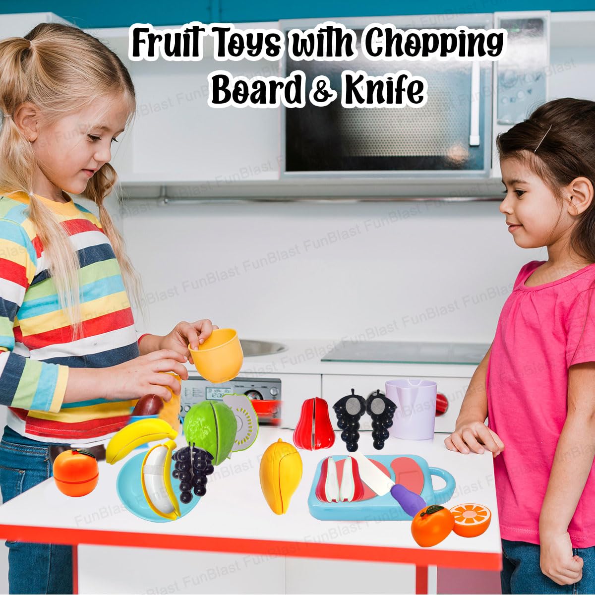 Toystar MiniChef | Cut and play - Educational fruit cutting set toys for children - Snij en speel - Educatief fruit snijse...