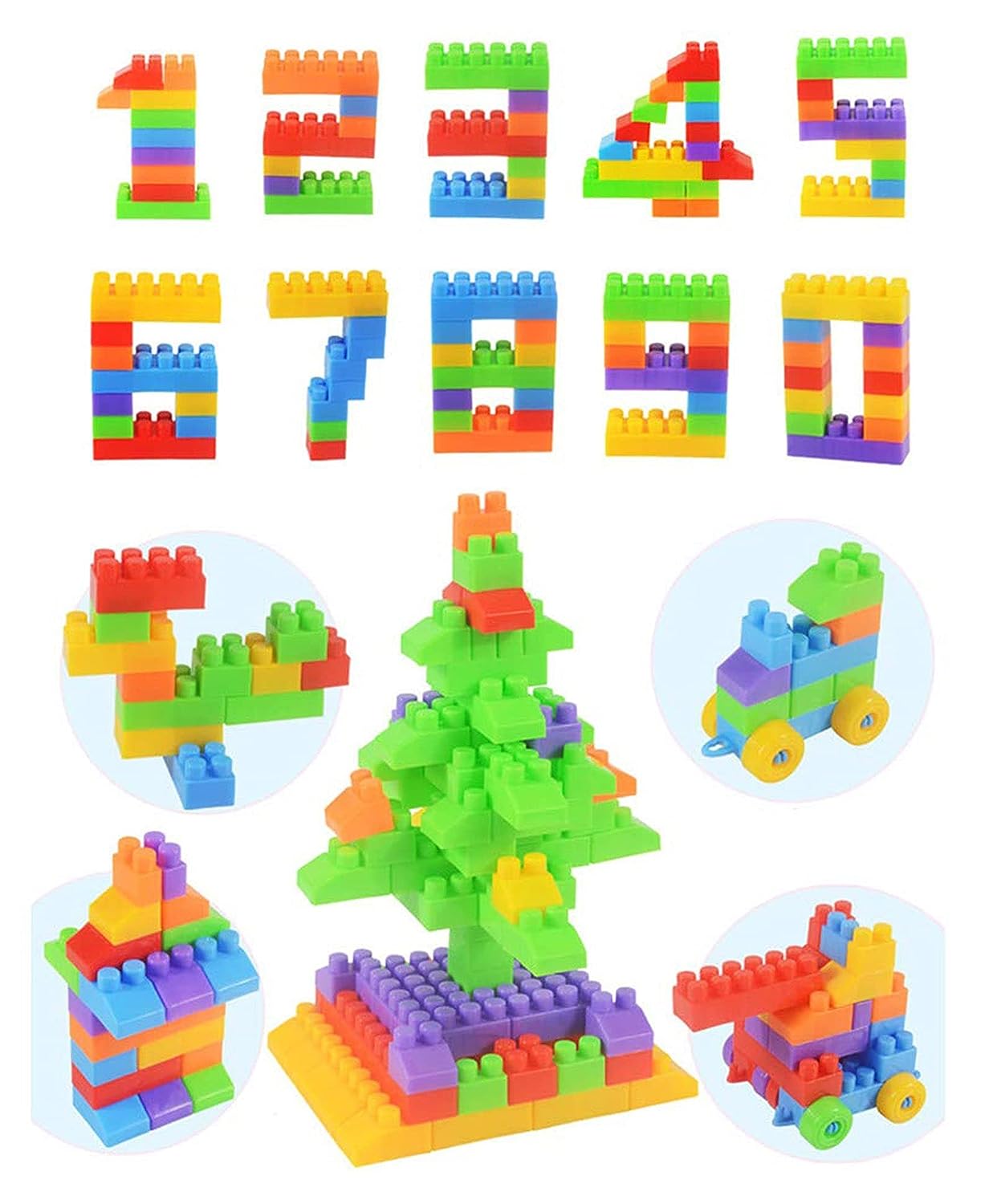 Toystar BlockiPlay | Creative building without limits - DIY building blocks with wheels for children - Bestseller - Creati...