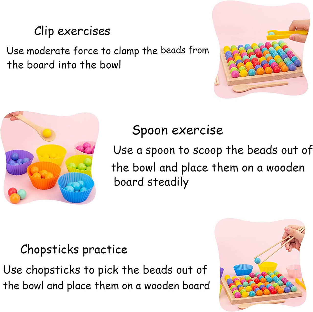 Ecotoys BeadBounce | Count, Slide, Win - Montessori Bead Board Sorting Game