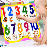 Thumbnail for Toystar EduPlay | Learning with fun - Wooden puzzle set for toddlers and preschoolers - Leren met plezier - Houten puzzels...