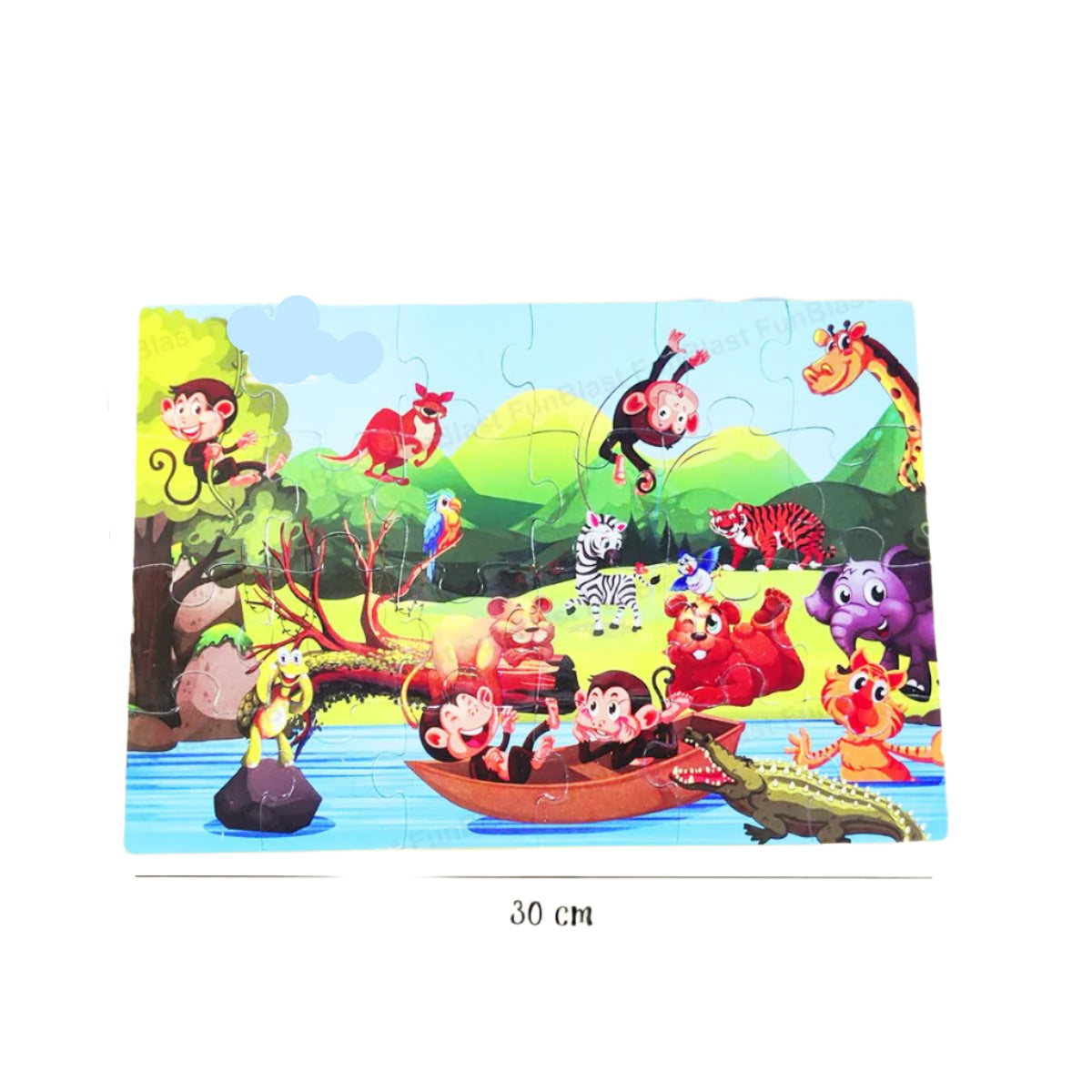 Toystar PuzzleSafari | Adventure learning fun - Animal kingdom panorama puzzle for kids - Avontuurlijk leerplezier - Diere...
