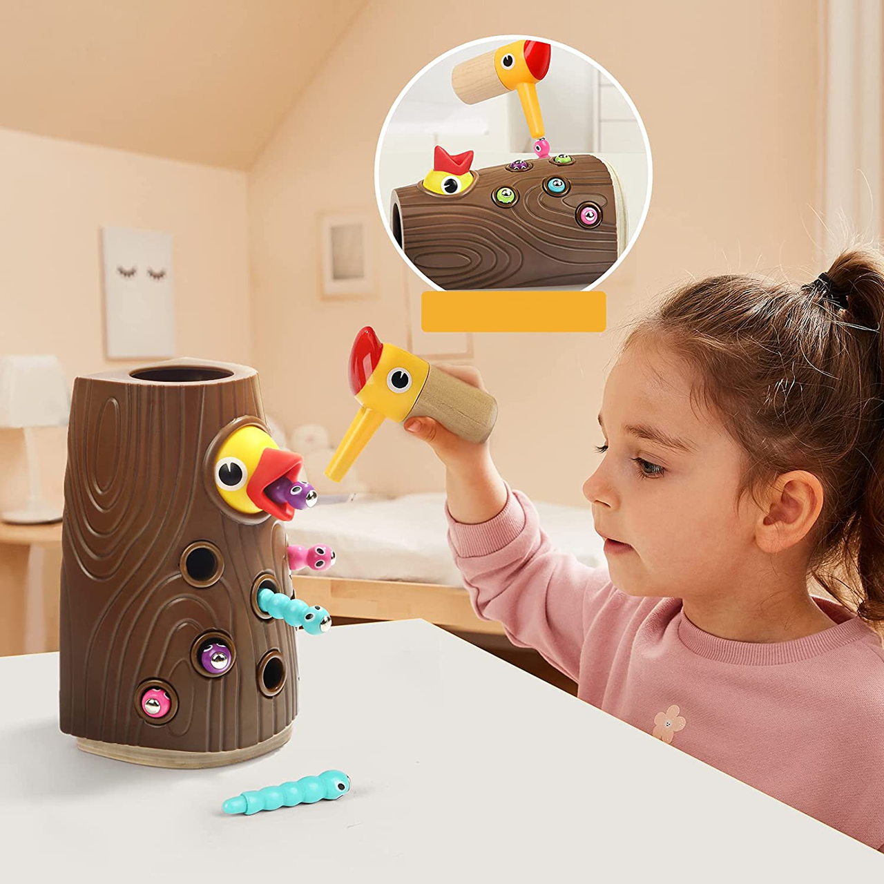 Toystar Peck & Learn | Playful Feeding - Montessori Educational Game - Speels Voeden - Montessori Educatief Spel (5)