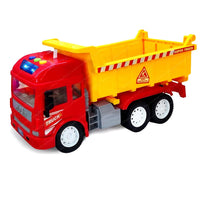 Thumbnail for KrachtTruck | Robuust speelplezier - Frictie-aangedreven kiepwagen met licht en geluid voor kinderen
