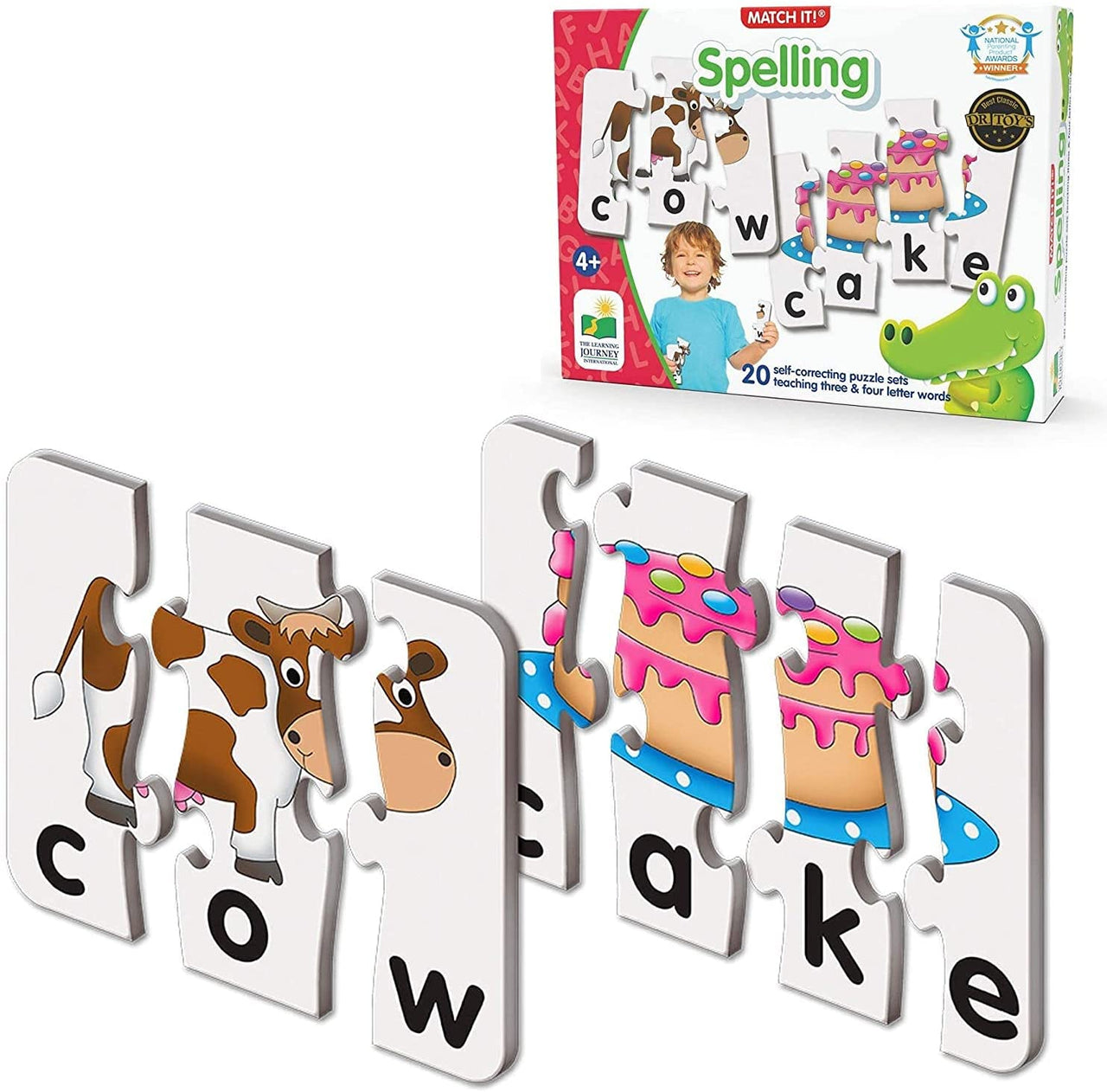 Toystar CleverKids | Learning through play - Spelling & puzzle game - Spelenderwijs leren - Spelling & puzzelspel