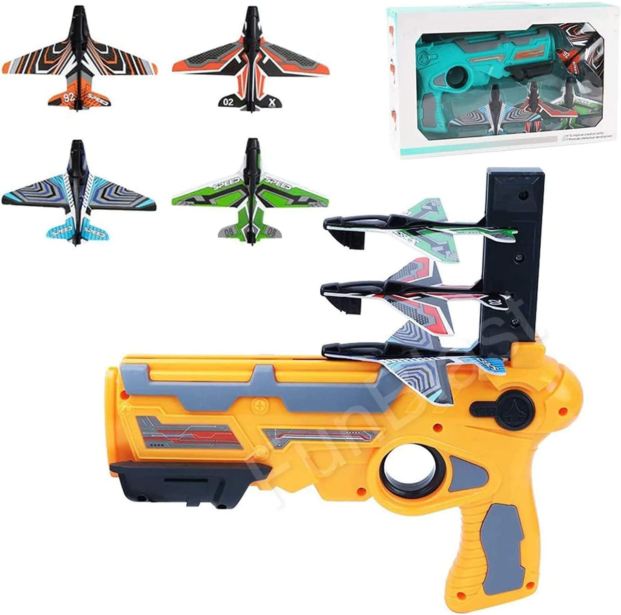 Toystar SkyShooter | Endless flying fun - Airplane launch gun with foam planes for kids - Eindeloos vliegplezier - Vliegtu...
