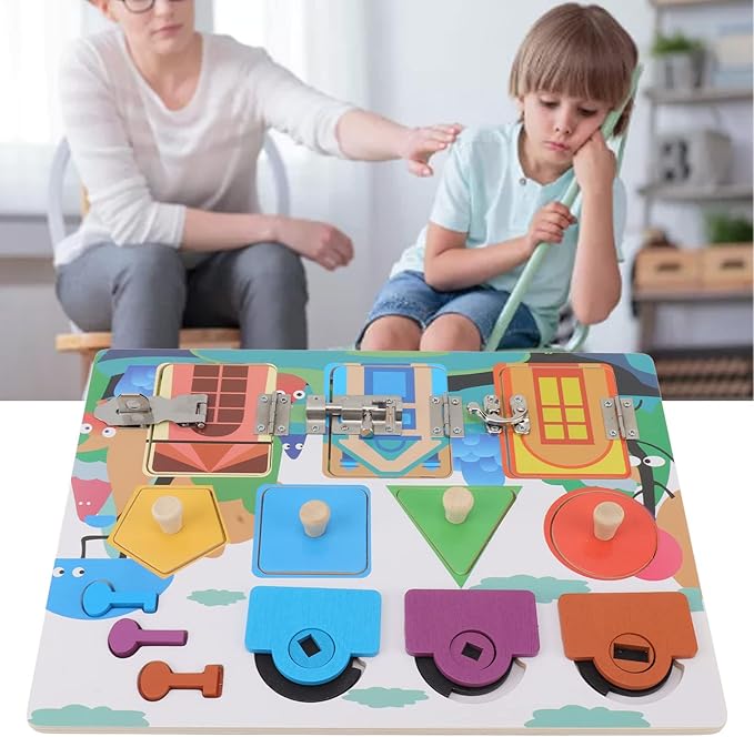 Toystar EcoToys CleverLock™ | Develop fine motor skills in a playful way - Educational Montessori Board - Ontwikkel spelen...