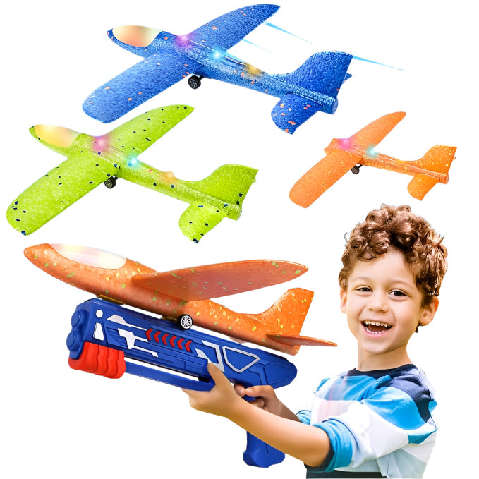 Toystar SkyGlide Launcher | Take fun to new heights - Foam Airplane Launcher Playset - Breng plezier naar nieuwe hoogtes -...