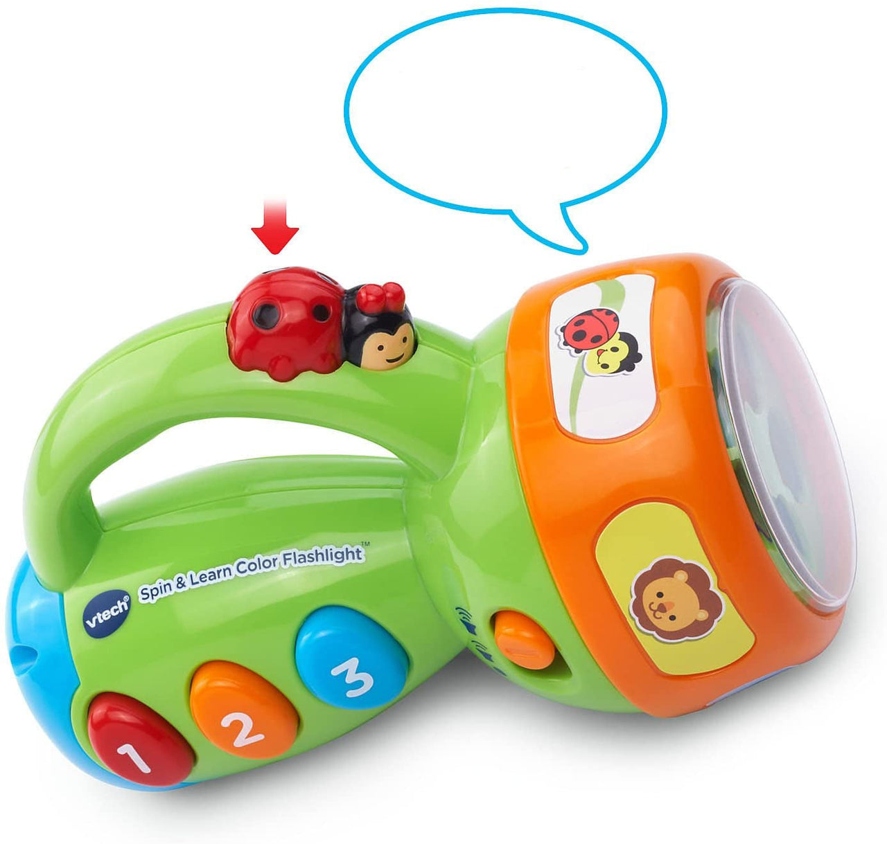 Toystar Spin & Learn | Educational flashlight - with colors and sounds - Educatieve zaklamp - met kleuren en geluid (4)