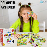 Thumbnail for Toystar PuzzleZoo | Educational fun - Wooden animal puzzle for children - Leerzaam speelplezier - Houten dierenpuzzel voor...