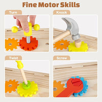 Thumbnail for Toystar Ecotoys FixiBoard | Stimulates Creativity and Skills - Educational Wooden Game Board - Stimuleert Creativiteit en ...