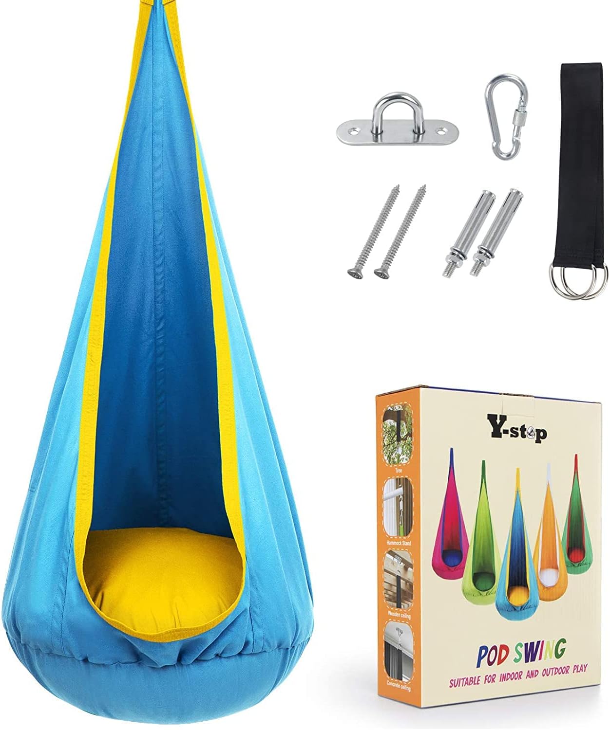 Toystar CloudNest Swing | Create a cozy play area - Hanging chair with cushion - Bestseller - Creëer een knusse speelplek ...