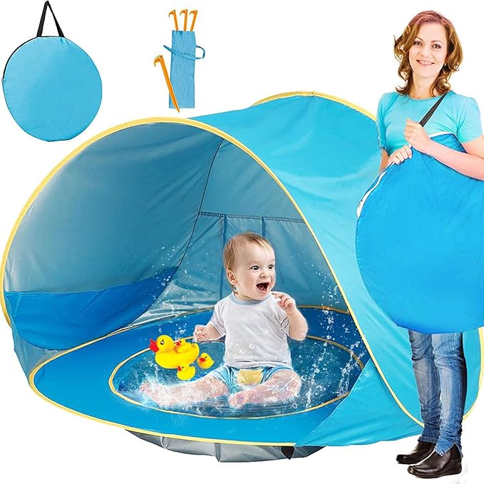 Toystar SunFun Tent | Play safely in the sun - Play mat and tent for children - Veilig spelen in de zon - Speelmat en tent...