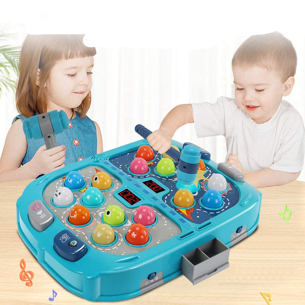 Toystar DokiToy | Hitting & scoring - Interactive hammer game with light & sound - Slaan & scoren - Interactief hamer spel...