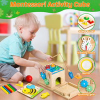 Thumbnail for Toystar EcoToys EduPlay Box | Encourage learning and discovery - Montessori Wooden Playset - Stimuleer leren en ontdekken ...