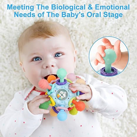 Toystar CuddleChew | Safe Toys for Teething Babies - Comfort and Relief - Veilig Speelgoed Voor Tandjes Krijgende Baby's -...