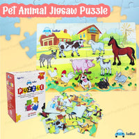 Thumbnail for Toystar PuzzleZoo | Educational fun - Wooden animal puzzle for children - Leerzaam speelplezier - Houten dierenpuzzel voor...