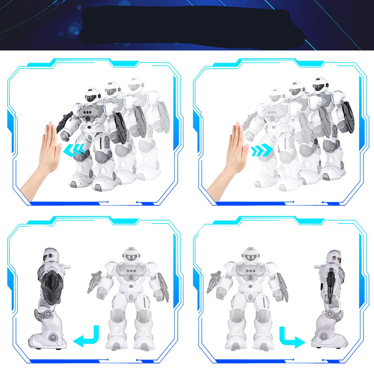 Toystar TechRobo | Interactive gaming fun - Programmable robot with gesture control - Interactieve speelpret - Programmeer...