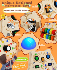 Thumbnail for Toystar Owl Bright Board | Learn through play - Educational Wooden Game Board - Leer spelenderwijs - Educatief Houten Spee...
