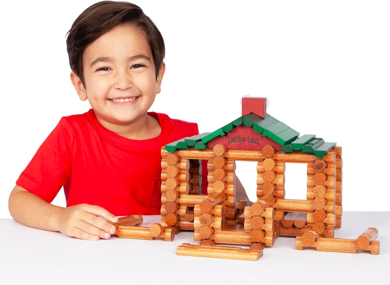 Toystar Lincoln Logs | Build & Create - Classic wooden construction set - Bestseller - Bouw & creëer - Klassieke houten co...