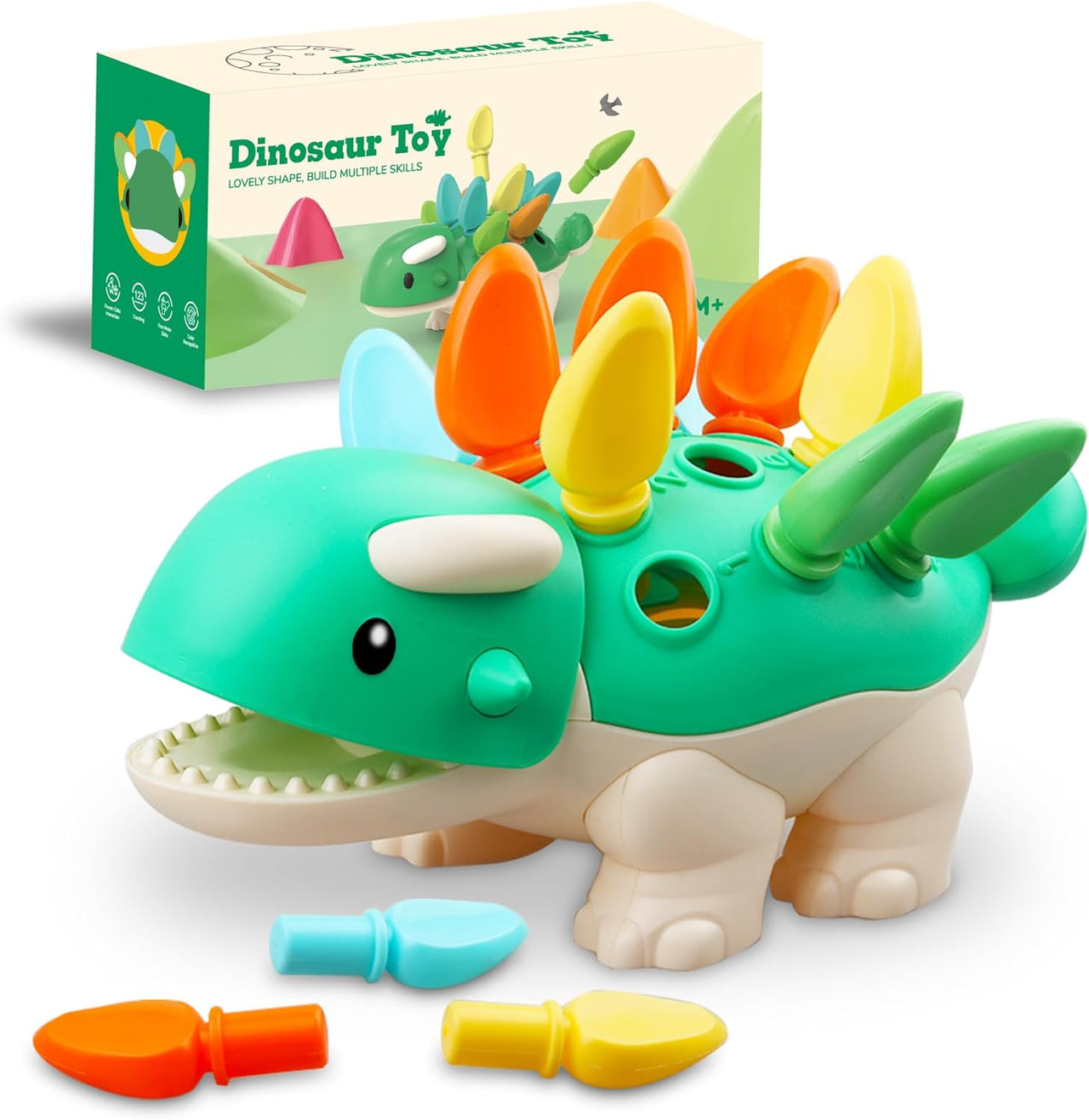 Toystar DinoMinds | Montessori Sensory Playset - Educational Toddler Toys - Montessori Sensory Speelset - Educatief Peuter...