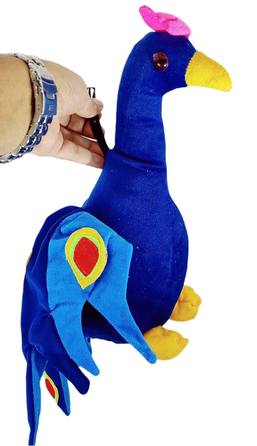 PlushParadise | Knuffelzacht speelplezier - Schattige pauw knuffel voor kinderen