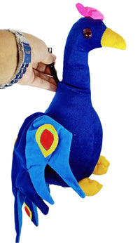 Thumbnail for PlushParadise | Knuffelzacht speelplezier - Schattige pauw knuffel voor kinderen