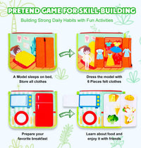 Thumbnail for Toystar EduPlay Busy Board | Encourages Learning - Montessori Activity Board for Toddlers - *Stimuleert Leren - Montessori...