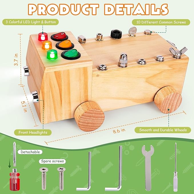 Toystar Ecotoys FixiTruck | Develop Skills - Educational Game Board for Children - Ontwikkel Vaardigheden - Educatief Spee...