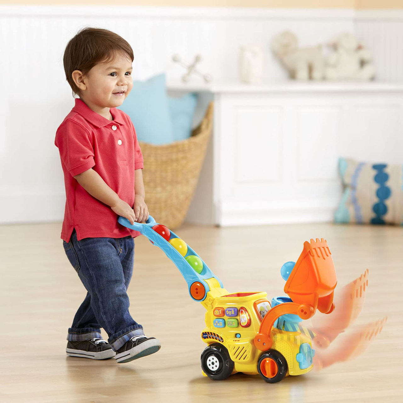 Toystar Pop & Drop | Construction fun - Interactive excavator with ball action - Bouwplezier - Interactieve graafmachine m...