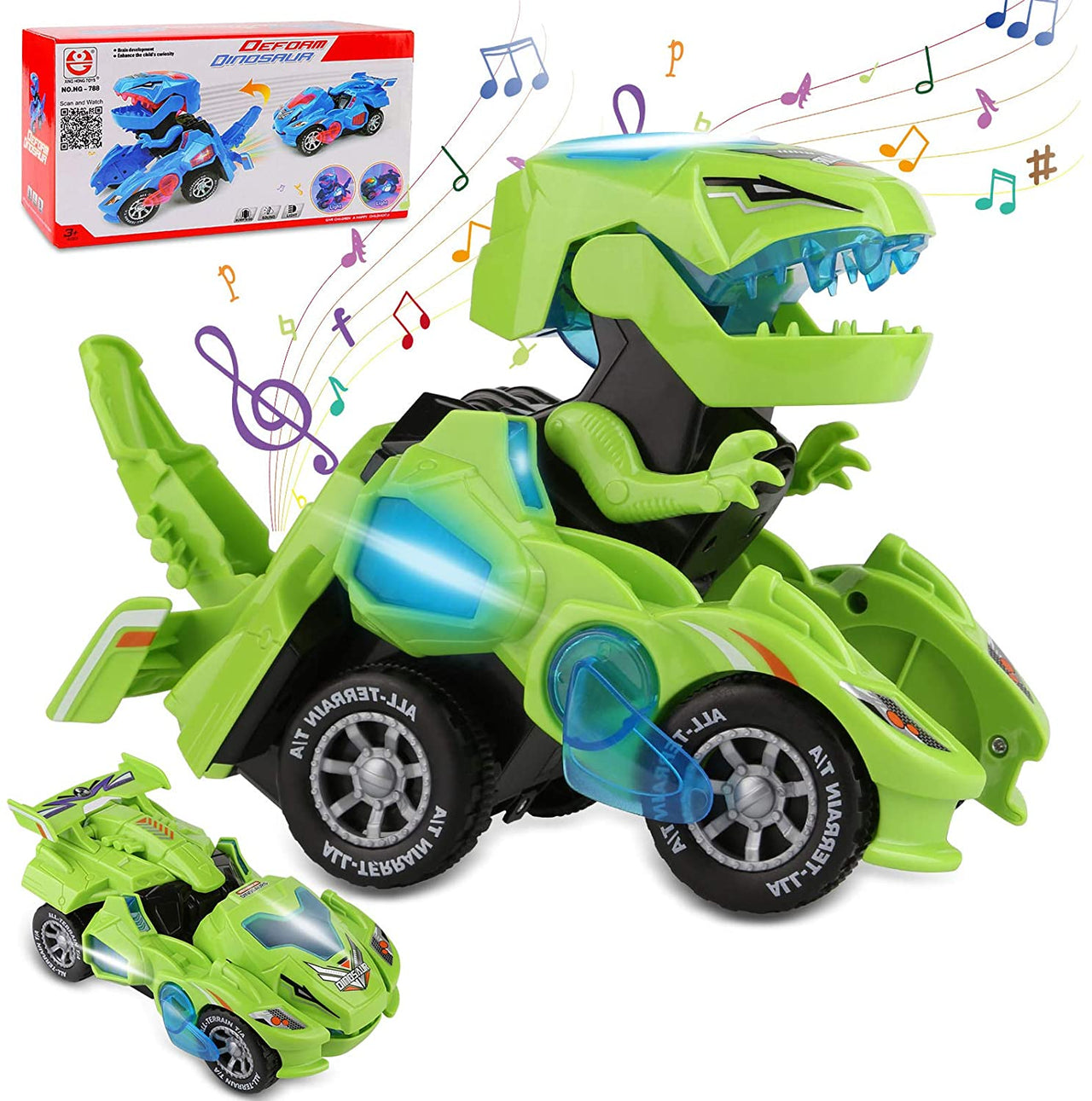 Toystar Transform Dino Car | Give your child endless adventures - The ultimate transforming dinosaur car - Geef je kind ei...