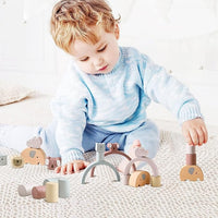 Thumbnail for Toystar EcoToys AnimalStack™ | Endless Play and Learning - Montessori animal stacking blocks - Eindeloos Spel en Leren - M...