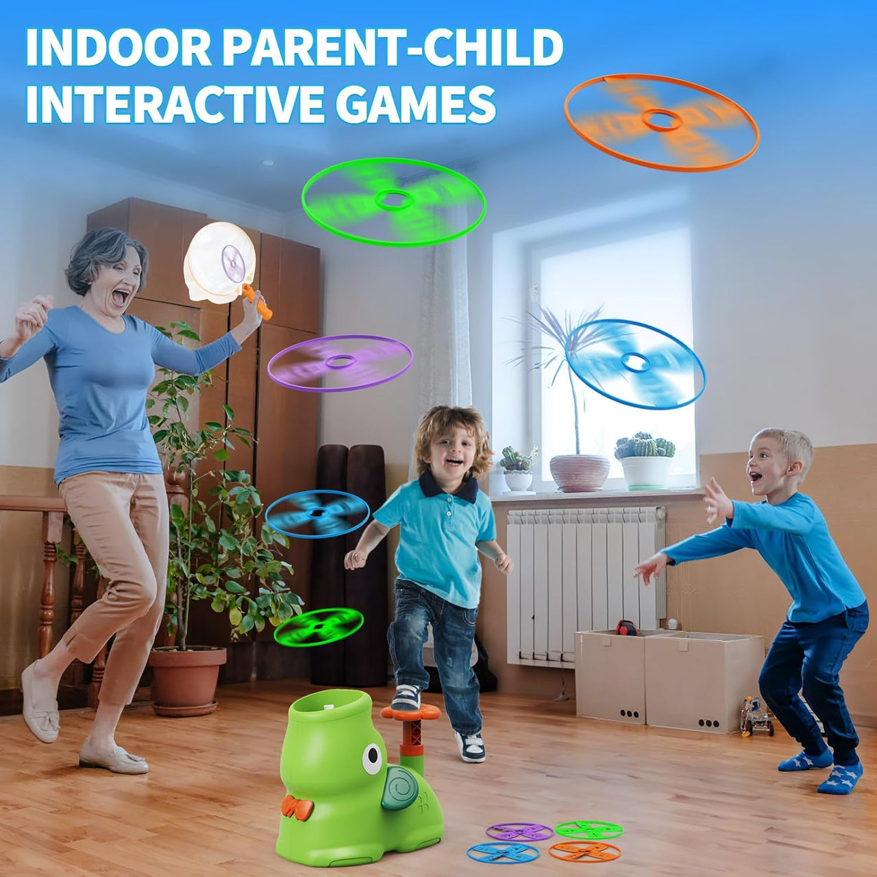 Toystar AirZoom Launcher | Take playing fun to new heights - Flying Saucer Playset - Breng speelplezier naar nieuwe hoogte...