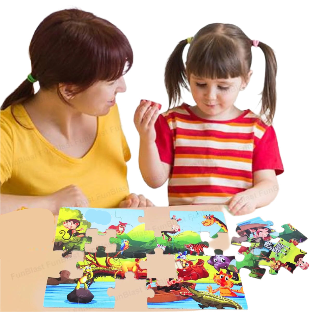 Toystar PuzzleSafari | Adventure learning fun - Animal kingdom panorama puzzle for kids - Avontuurlijk leerplezier - Diere...