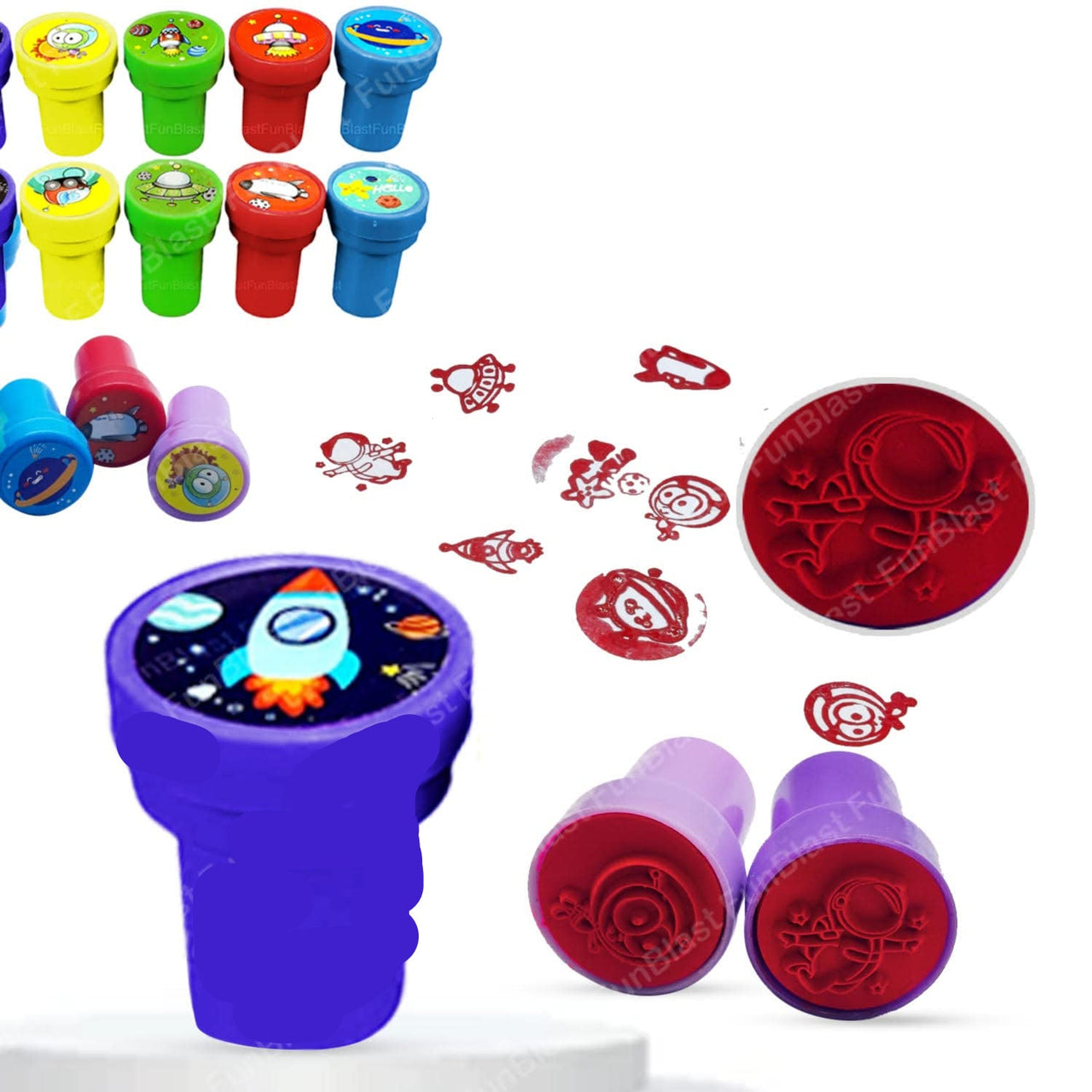 Toystar StampiFun | Creative Stamping - Self-inking cartoon stamps for kids, craft fun & party favorite - Creatief stempel...