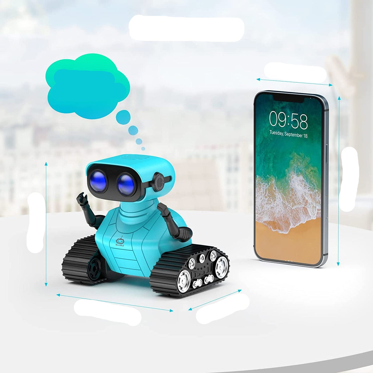 Toystar VOTE Bot | Play & learn - Mini robot with remote control and music - Speel & leer - Mini robot met afstandsbedieni...