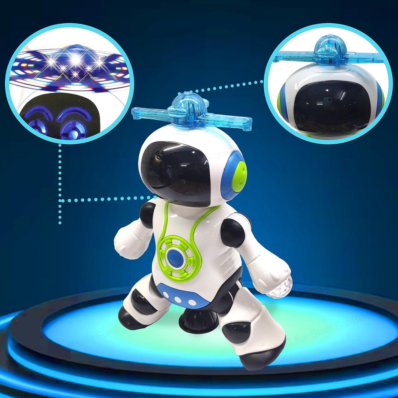 Toystar RoboGroove | Dancing spectacle - Electronic music robot with LED lights and 360° rotation - Dansend spektakel - El...