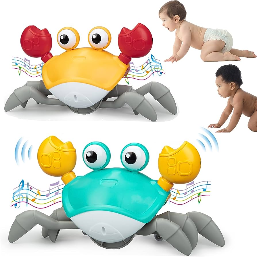 Toystar Happycrab | Moving and Sound Toy - Crawler Crab Toy - Interactief Speelgoed (4)