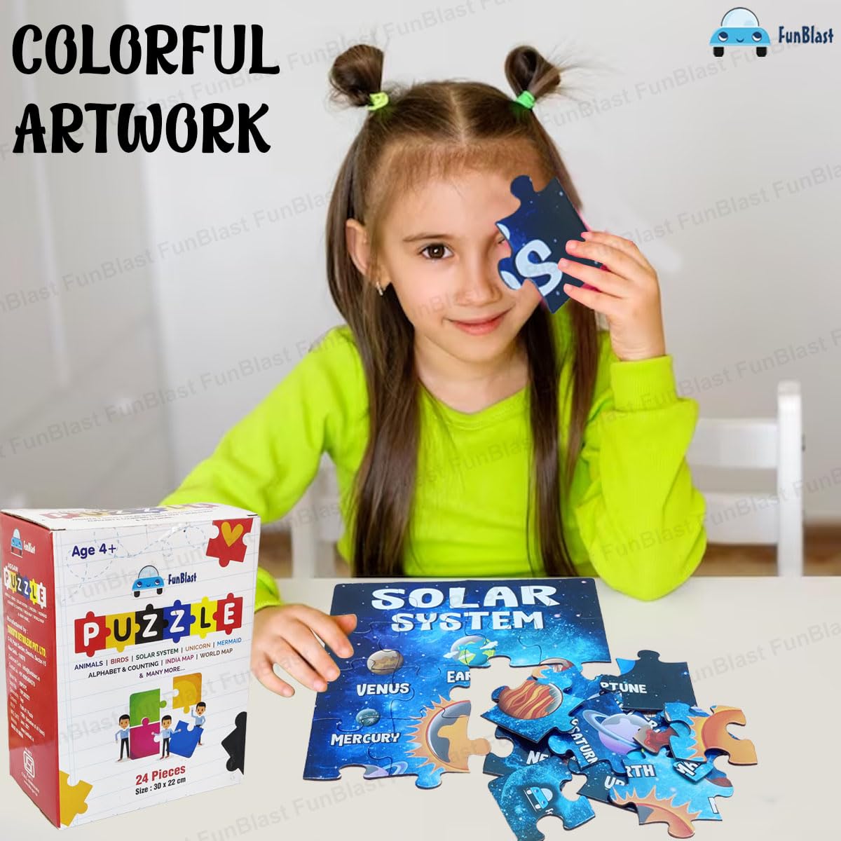 Toystar GalaxyQuest | Discover the universe - Wooden solar system puzzle for children - Ontdek het universum - Houten zonn...