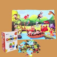Thumbnail for Toystar PuzzleSafari | Adventure learning fun - Animal kingdom panorama puzzle for kids - Avontuurlijk leerplezier - Diere...