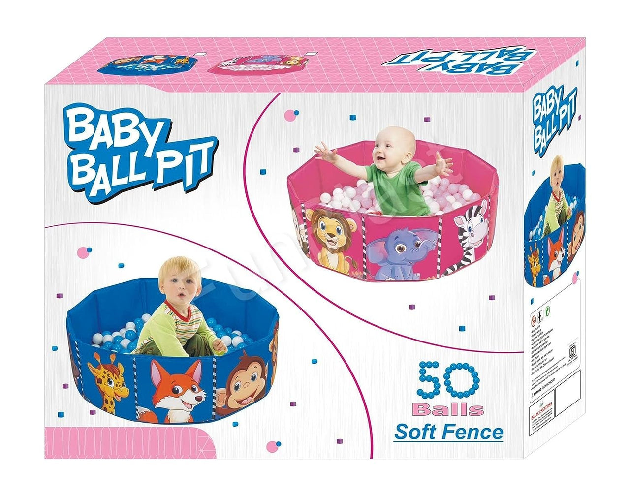 Toystar BalloFun | Play and discover - Foldable ball pit for indoors and outdoors - Spelen en ontdekken - Opvouwbare balle...